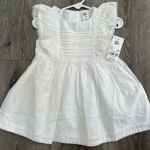 NWT- Baby B’gosh White Dress